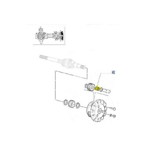Alternative view of 5101692 Kit di Rullini per Cuscinetto ad Aghi Originale New Holland